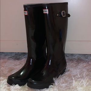 Tall Black Hunter Boot (sock inserts if wanted!)